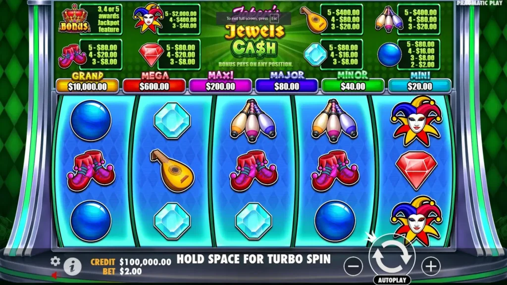Joker Jewels casino